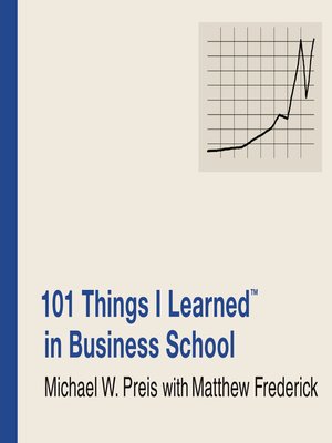 101 Things I Learned in Business School - ebook